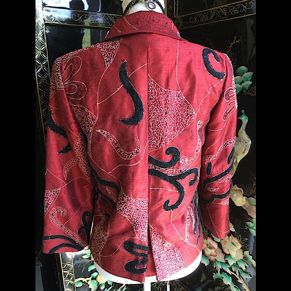 Vintage Silk Jacket Pb2 View 2